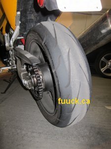 Metzeler Sportec M3 - old rear tire picture 1