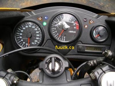 2000 Honda CBR600 F4 Guages and Odometer Picture